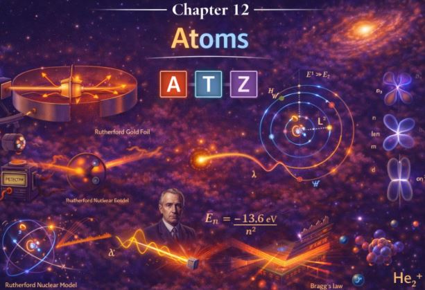 Class 12 Physics Chapter 12 Atoms Notes