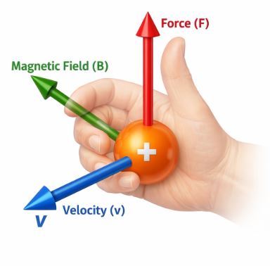 Right Hand Rule for Magnetic Force direction