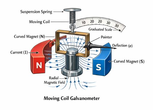 Moving Coil Galvanometer construction