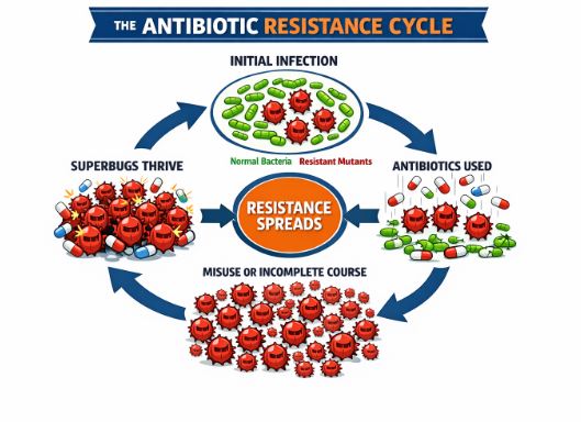 antibiotic-resistance-cycle-diagram