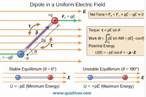 potential-energy-of-dipole-derivation-diagram