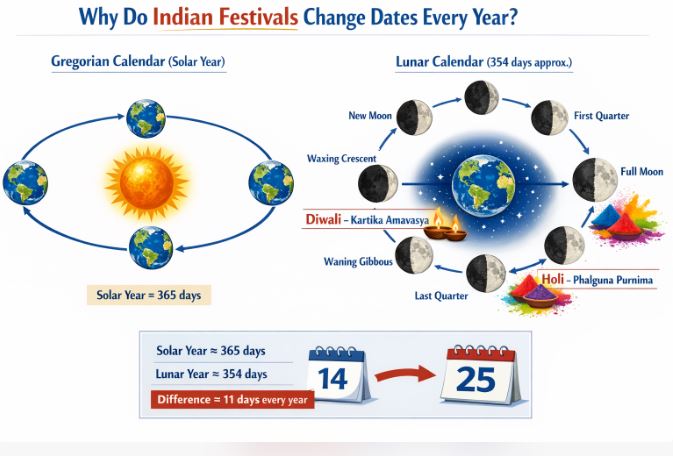 Festivals linked to moon phases