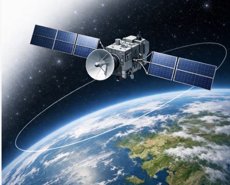 Artificial Satellite in Orbit